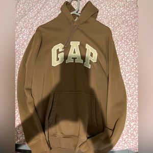 GAP Light Brown Hoodie! Trendy Color, Vintage Look